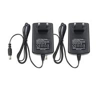 Security-01 Lot de 2 adaptateurs AC à DC 12V 3A fiche 5.5mm x 2.1mm pour caméra CCTV DVR NVR LED String Light
