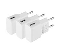 Security-01 Lot de 2 Chargeur USB 5V 1A 5W AC DC Adaptateur Secteur pour caméras IP, tablettes, lecteurs MP3, liseuses, Smartphones, Outils électriques, etc