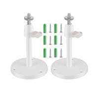 Security-01 Lot de 2 supports muraux universels réglables en métal pour caméra de sécurité CCTV Bullet Dome Box Body Card Camera et plus encore, blanc