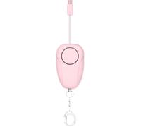 Security Alarm Keychain - 120DB Anti Theft Alarm | Portable Safety Device with USB Charging, Personal Keychain Alarms with Loud Siren for Travel, Outdoor and Night Protection