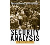 Security Analysis The Classic 1940 Edition by David Dodd Hardcover Book Graham, Benjamin, Dodd, David, Graham Benjamin (Auteur)
