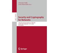 Security and Cryptography for Networks: 15th International Conference, SCN 2026, Amalfi, Italy, September 14-16, 2026, Proceedings