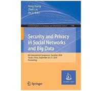 Security And Privacy In Social Networks And Big Data