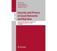 Security And Privacy In Social Networks And Big Data