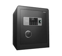 Security, Cabinet Household All-Steel Fingerprint Password and Key Combination to Open Bedside Table, for Camera Cash Valuables Wall Safe