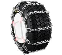 Security Chain Company 1061856 Max Trac Lot de 2 chaînes de pneus en zinc conçues pour souffleuse à neige et tracteurs de jardin pour neige, glace et boue
