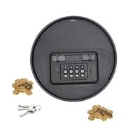 Security Lock Boxes - Wall Mounted Storage Safe | Potted Plant Base Cash Box for Money, Jewelry, Valuables, Home Office, Travel, Wardrobe, Hidden Compartment, Durable Security Organizer