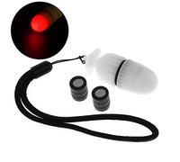 SecurityIng 1 lampe de signalisation stroboscopique sous-marine pour plongée, marquage de nuit, lampe de sécurité LED, lucioles, lumière de plongée, 200 m sous-marin, 200 heures d'autonomie, avec