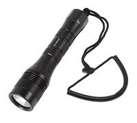 SecurityIng Lampe de poche de plongée LED étanche 1000 lumens sous l'eau 150 m lumière de plongée LED super lumineuse, 9 degrés faisceau étroit lumière de sécurité de plongée