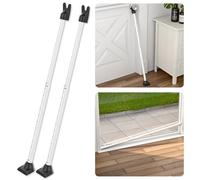 Securityman Lot de 2 Boutons de Porte réglables 2 en 1 en Fer de Haute qualité (SECURITYBAR2)