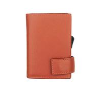 SecWal Porte-Cartes avec Compartiment à Monnaie zippé (Orange).