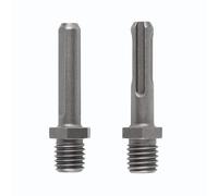 Secwell 2 Pièces Adaptateur Filetage M14 SDS Plus et Tige Triangulaire Adaptador pour Foret Diamant, Perceuse