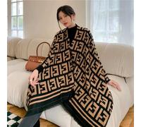 SECWL Écharpe Double Face en Cachemire pour Femme, Mode Automne et Hiver, Coupe et épais, châle en Cachemire