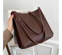 SECWL Sac fourre-Tout pour Femme Sac à Main en Cuir à bandoulière Sac fourre-Tout de Luxe Grande capacité Sac de Shopping de Couleur Unie Poches pour Femmes