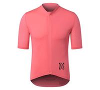 SECXEO Maillot de Cyclisme Homme Manches Courtes, Été Vêtements de Cyclisme Pro Hommes Tops de Vélo Maillot de Cycliste Manche Courte Respirant et Séchage Rapide(Size:M,Color:Rose)