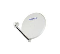 SED Parabole satellite Acier 65cm avec bras en aluminium + LNB single