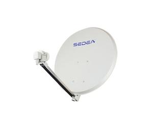 SED Parabole satellite Acier 65cm avec bras en aluminium + LNB single