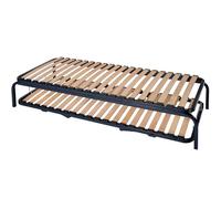 Sedac Ensemble lit gigogne - 80x190-20 Lattes Bois - Made in France - Gain de Place