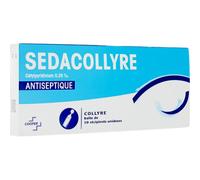Sedacollyre 0,25% Antiseptique Gouttes Oculaires 10 Unidoses