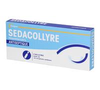 SEDACOLLYRE - Antiseptique Collyre Affection de l'oeil et ses annexes Unidoses 10x0,4ml Pipette(S) Unidose(S) 10x0,4 ml