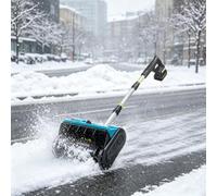 SEDAMORALLY Battery Powered Snow Lancers,déneigeuse silencieuse, Pliable pour Petits espaces,Clear Steps at entrances and on terraces to Prevent Slips Caused by Ice 2Battery