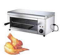 SEDAMORALLY Four Électrique, Grille Barbecue Electrique,Construction en INOX et Plateau à Miettes Facile à Nettoyer, Plage de Températures 50-300 ℃, Commercial Domestique, Restaurant Maison