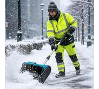 SEDAMORALLY Pelle à Neige électrique sans Fil, déneigeuse compacte pour Usage Familial,Clear Steps at entrances and on terraces to Prevent Slips Caused by Ice 2Battery