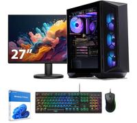 Sedatech Pack PC Gamer ATX Compact • AMD Ryzen 7 5700X • RTX4060Ti • 32Go RAM • 2To SSD M.2 • Windows 11 • Moniteur 27''