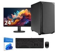 Sedatech Pack Workstation Silent • Intel i9-14900KF • RTX4060Ti • 32Go DDR5 • 2To SSD M.2 • Windows 11 • Moniteur 24'' Noir G