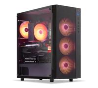 Sedatech PC Gamer Advanced ATX • AMD Ryzen 5 5600X 6x 3.7Ghz • Geforce RTX3050 • 32Go RAM • 1To SSD M.2 • Wifi • sans OS • Unité centrale Noir