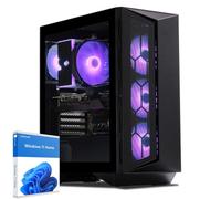 Sedatech PC Gamer Advanced ATX Compact • AMD Ryzen 9 7900X3D • RTX4060Ti • 32Go DDR5 • 2To SSD M.2 • Windows 11 Noir