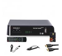 Sedea récepteur satellite + carte TNTSAT V6 + câble HDMI + câble 12V + déport IR