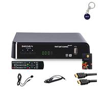 sedea Récepteur Satellite HD + Carte TNTSAT V6 + Câble HDMI + Câble 12V + Déport IR