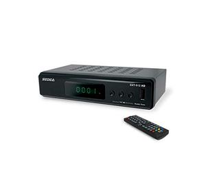 sedea Récepteur TNT Terrestre HD Double Tuner Boitier TV multimédia multilingue