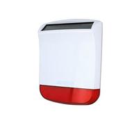 Sirène extérieure sans fil avec flash et panneau solaire - 110 dB pour alarme maison Elégante - - 570370