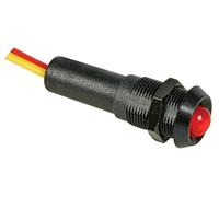 Seder 12VBR Lampe de signalisation LED 12 V Boîtier Rouge/Noir