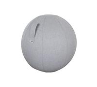Sedero Balle ergonomique Gris clair 65 cm pour bureau et bureau à domicile - Avec pompe - Charge maximale 150 kg - Différentes tailles et couleurs