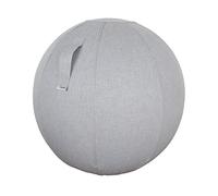 Sedero Balle ergonomique Gris clair 75 cm pour bureau et bureau à domicile - Avec pompe - Charge maximale 150 kg - Différentes tailles et couleurs