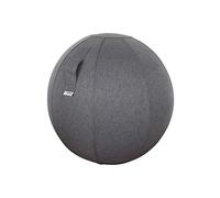 Sedero Balle ergonomique grise 65 cm pour bureau et bureau à domicile - Avec pompe - Charge maximale de 150 kg - Différentes tailles et couleurs