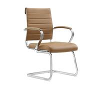 Sedero Chaise de salle à manger design Cadiz - Chaise de conférence - Chaise chic pour salle à manger et bureau - Cognac