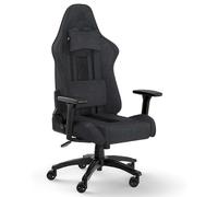 Chaise De Jeu Tc100 Relaxed - Tissu Noir/Noir Corsair