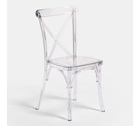Sedia Poltroncina Vintage en Polycarbonate 46x46x88 cm Bistrot Pranzo Sans