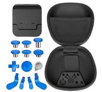 Sedicoca Ensemble complet de composants pour manette sans fil Xbox Elite Series 2, comprend 1 étui de transport, 1 station d'accueil, 4 pagaies, 2 coussinets numériques, 6 joysticks et 1 outil, pour