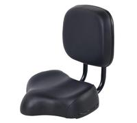 Sedile in bici con schienale, sedile posteriore in bici | Sedile per bici da retro a riposo, ampia sella ergonomica, en pelle PU Accessori ciclistici ad am
