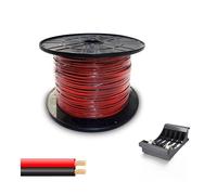 Sediles Câble parallèle noir rouge 2 x 0,75 mm 500 m - Marque EAN : 8435734704009