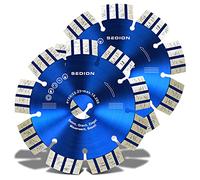 SEDION® Disques à tronçonner diamantés, jeu de 2, 150 mm - Disque à tronçonner pour fraiseuse à rainurer les murs Fraiseuse à rainurer les murs - Sedion Qualité Premium