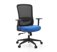 Sedito - Siège de bureau à domicile Noir/Bleu