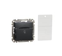 Sedna Design & Elements, Bouton double, Noir Anthracite