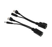 SEDNA - Kit de câble d'injecteur/répartiteur PoE passif avec connecteur CC 5,5 mm x 2,1 mm