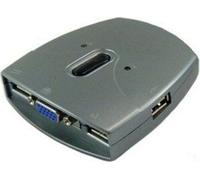 Sedna SE-KVM-USB-22 commutateur écran, clavier et souris Gris